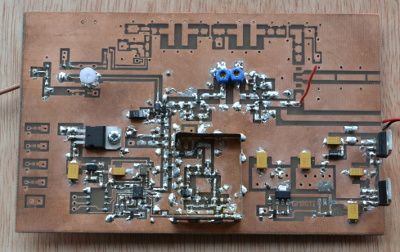 23cm single board transverter - Rx built