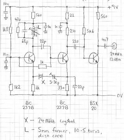 final OCXO oscillator circuit