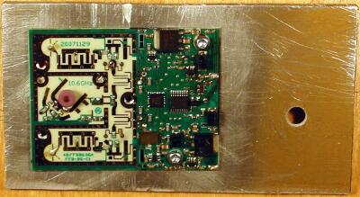 DRO board mounted on plate