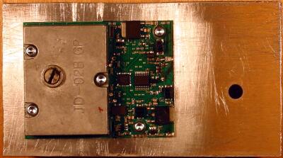 DRO board with screening lid replaced