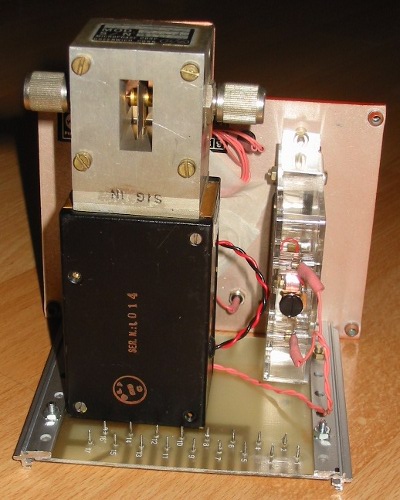 completed detector - waveguide side