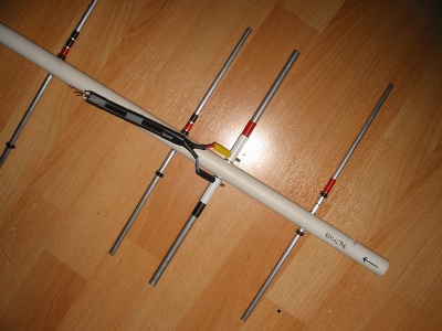 reflector end of boom