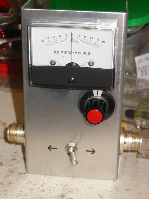 front view of wattmeter
