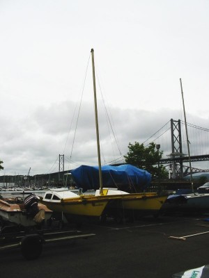Mast raised